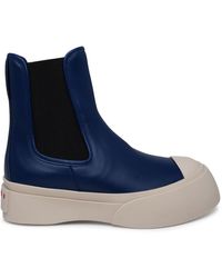Marni - Slip-on Round-toe Ankle Boots - Lyst