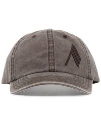 The Attico - Washed Twill Baseball Cap With Embroidered Logo - Lyst