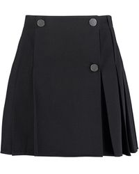 Bottega Veneta - Pleated Mini Skirt - Lyst