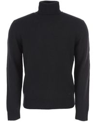 Emporio Armani - Sweaters Black - Lyst