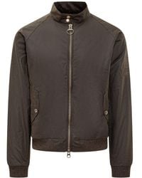 Barbour - Barbour Waxed Bomber Jacket - Lyst