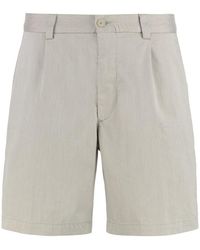 BOSS - Cotton Blend Bermuda Shorts - Lyst