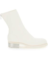 white platform boots mens