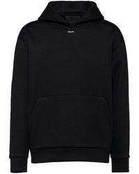 Prada - Modern Hooded Sweatshirt - Lyst