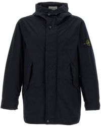 Stone Island - 'Light Compact Touch Poly-Tc' Parka - Lyst