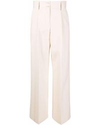 See By Chloé Synthetic Sailor Houndstooth Check Trousers 