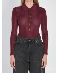 Self-Portrait - Knit Bodysuit - Lyst