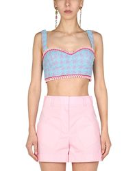 Moschino Sleeveless and tank tops for Women | Online Sale up to 87 ...