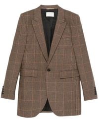 Saint Laurent - Wool Single-Breasted Jacket - Lyst