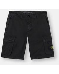 Stone Island - Cargo Bermuda Shorts - Lyst