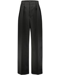 Wardrobe NYC - Low Rise Tuxedo Trousers Clothing - Lyst