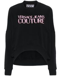 Versace - Logo Gummy Glitter Sweatshirts - Lyst