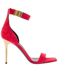 Mujer Zapatos de Tacones de Zapatos de salón Pumps de Balmain de color Rojo 