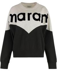 Isabel Marant - Houston Cotton Blend Crew-Neck Sweatshirt - Lyst