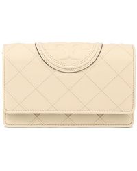 Tory Burch - "Fleming Soft" Wallet With Chain - Lyst