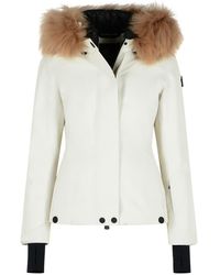 Moncler - Laplance Gore-Tex Ski Down Jacket With Shearling Hem - Lyst