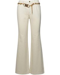 Michael Kors - Ivory Cotton Jeans - Lyst