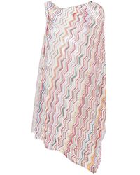 Missoni - Zigzag Pattern Short Cover-up - Lyst