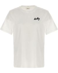 Bally - T-Shirt With Logo - Lyst
