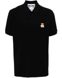 Moschino - Polo Shirt With Teddy Embroidery - Lyst
