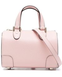 Valextra - Babila Micro Leather Handbag - Lyst