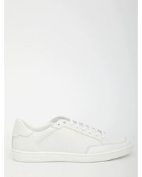 Saint Laurent - Court Classic Sl/10 Perforated Sneakers - Lyst