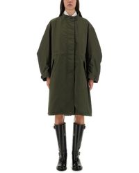 Givenchy - Oversized Parka With Logo Print - Lyst