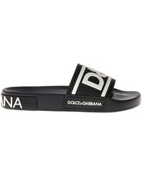 Dolce \u0026 Gabbana Flat sandals for Women - Up to 65% off at Lyst.com