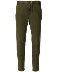 White Sand - Greg Military Green Trousers - Lyst
