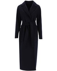 Max Mara Amore Wool And Cashmere Coat - Blue