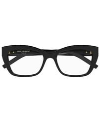 Saint Laurent - Sl M117 Linea Monogram Eyeglasses - Lyst