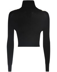 Elisabetta Franchi - Sweaters Black - Lyst