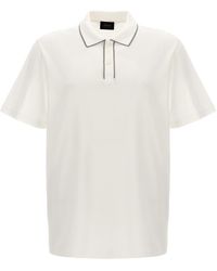 Brioni - Cotton Polo Shirt - Lyst