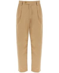 A.P.C. - Renato Loose Pants With Pleats - Lyst