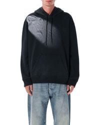 MM6 by Maison Martin Margiela - Cotton Hoodie With Tonal Numeric Logo - Lyst