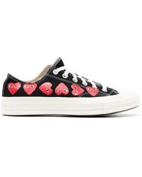 COMME DES GARÇONS PLAY - Multi Red Heart Chuck Taylor All Star '70 Low Sneakers - Lyst