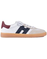 Hogan - Cool White Red And Blue Sneakers - Lyst