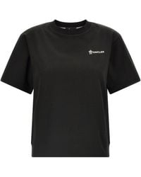 Moncler - Embossed Logo T-Shirt - Lyst