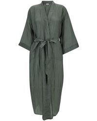 THE ROSE IBIZA - 'Bata' Kimono With Matching Belt - Lyst