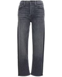 Mother - The Tomcat Ankle Jeans Gray - Lyst