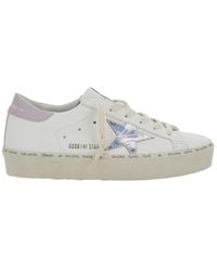 Golden Goose - Hi Star Leather Sneakers - Lyst
