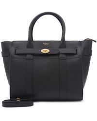 Mulberry - Black Leather Tote Bag - Lyst