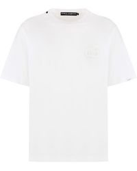 Dolce & Gabbana - Cotton Crew-Neck T-Shirt - Lyst