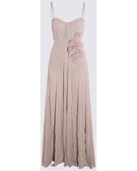 Elisabetta Franchi - Viscose Maxi Dress - Lyst