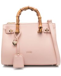 Liu Jo - Blush Bag With Bamboo Handle - Lyst
