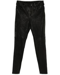 SANTORO - Leather Pants - Lyst