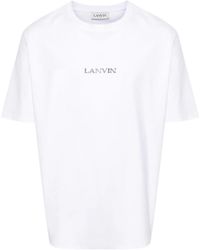 Lanvin - T-shirt Classica Unisex Con Logo Avanti - Lyst
