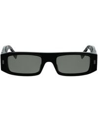 Fendi - Ff Squared Sunglasses - Lyst