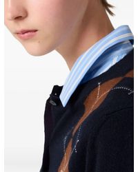 Miu Miu - Maglieria Cashmere Argyle F.12 - Lyst