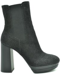 Ankle boots Hogan en coloris Noir Femme Chaussures Bottes Bottines 